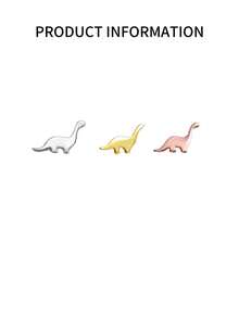 1 Pair S925 Sterling Silver Cute Animal Theme Stud Earrings, Korean/Japanese Style. Suitable For Women, Ideal For Daily Wear, Also A Perfect Gift For Girlfriend, Mother And Sister. - A Pair Of Earrings - View 7