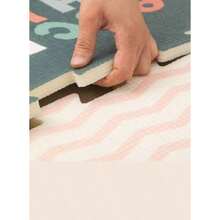 Alfombra de gateo para niños, alfombra de rompecabezas, alfombra de gateo gruesa para bebés, se puede entrelazar, patrones de dibujos animados, alfombra de juego para dormitorio - D (6 tapetes en total) - Ver 4