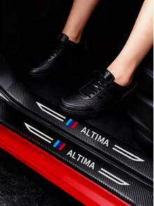 4 件装真皮门槛保护装饰条，适用于日产 ALTIMA 车型车门 - 4PCS - 查看 1