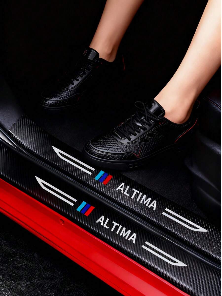 4 件装真皮门槛保护装饰条，适用于日产 ALTIMA 车型车门 - 4PCS - 查看 1