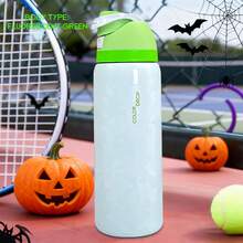 OwaIa Noctilucence Insulated Stainless Steel Water Bottle With Straw,32oz,Keeps Drinks Hot And Cold,Suitable For Beverages And Water,Cool Design,Glowing At Night,Suitable For Sports,Travel,Leisure,Students,Office Workers,Indoor And Outdoor Use,As A Gift.Vacuum Flasks-Everyday Tumbler-Perfect Birthday Gift-Father Day Tumbler - trắng - Xem 3