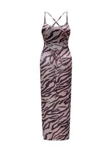 Soulscape Vacation Dress & Animal Print Dress | 2026 Women's Zebra Print Bodycon Slip Dress | Spaghetti Strap, Slim Fit Mini | For Beach Holiday, Pool Party & Summer Getaways | Style Statement Piece - Cinnamoninspiration - View 5