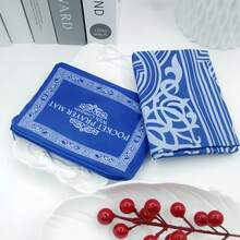 1pc Foldable Prayer Mat, Portable Foldable Prayer Rug - Comfortable Washable, Solid Color Design, Ideal For Religious Places And Home Worship - Multicolor - View 6