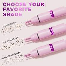 W3W Freckle Stamp, Waterproof & Long-Lasting Faux Freckles, Create Natural Makeup Look, 5-Point Realistic Sun-Kissed Freckle Effect, Easy To Use, Great Gift For Her - Multicolor - View 5
