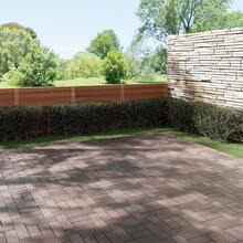 Bakaji 11-Piece WPC Tile Set For Outdoor Garden, Patio, Balcony, Flooring With Water Drainage, Interlocking Tile Assembly, Weather Resistant, Interlocking Design - Turtledove - View 7