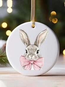 2 Sheets Easter Spring Bunny Rabbit Bow DIY UV DTF Rub On Transfer Stickers Crafts, Junk Journal, Tumbler Glass Jars, Coffee Mugs Cup Wraps, Bottles Vase, Laptops Phone Cases, Greeting Cards Decal Stickers, Illustration, Scrapbooking, Ornament Transfer Stickers, Home Decor, 7.6cm - Multicolor - View 9