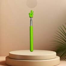 1pc Retractable Teacher Pointer Stick, Finger Design, Telescopic School Teaching Pointer, Teacher Classroom Supplies - Multicolor - View 4