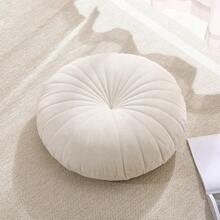 Floor Pillow Meditation Cushion Round Large Floor Pillows Seating For Adults, Velvet Thick Floor Cushions For Yoga Living Room Balcony Outdoor Tatami(Beige) - 淺褐色的 - 查看 2