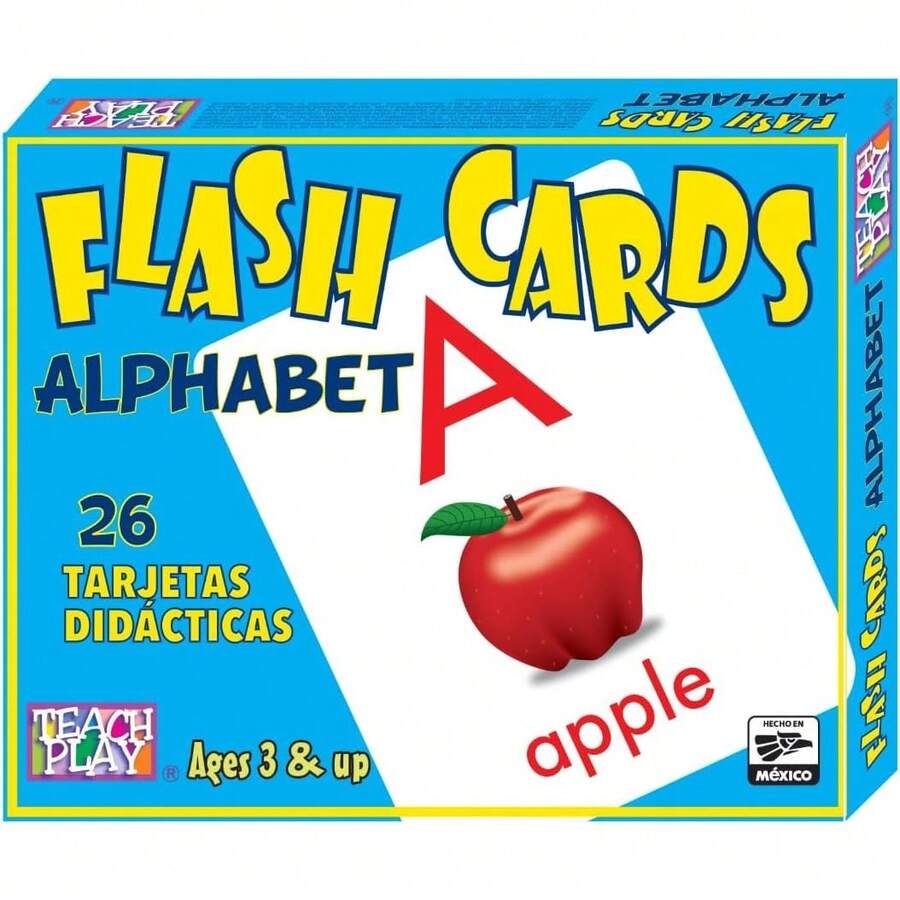 Tarjetas de Alfabeto TendenciaFlash | Tarjetas Didácticas Inglés Teach PlayCalidad premium - 1 - Ver 1