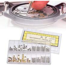Qiterr Reloj Crown Tool, Acero Inoxidable Reloj Crown Spring Bar Set Kit de Accesorios para reparación de Relojes,37852568 - Multicolor - Ver 5