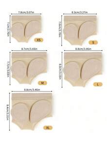 1双肚皮舞半鞋，分趾软底，带脚趾保护垫，适用于肚皮舞、芭蕾舞鞋、分趾袜、运动鞋、芭蕾舞袜 - 彩色 - 查看 2