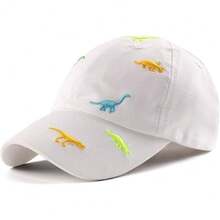 mhjGorra para Niño Gorra de Béisbol Ajustable Gorra Algodón Niño y Niña Alrededor 4 Años Moda Ligera y Transpirable Secado Rápido Ideal para Deportesleeping Bags - Blanco - Ver 1