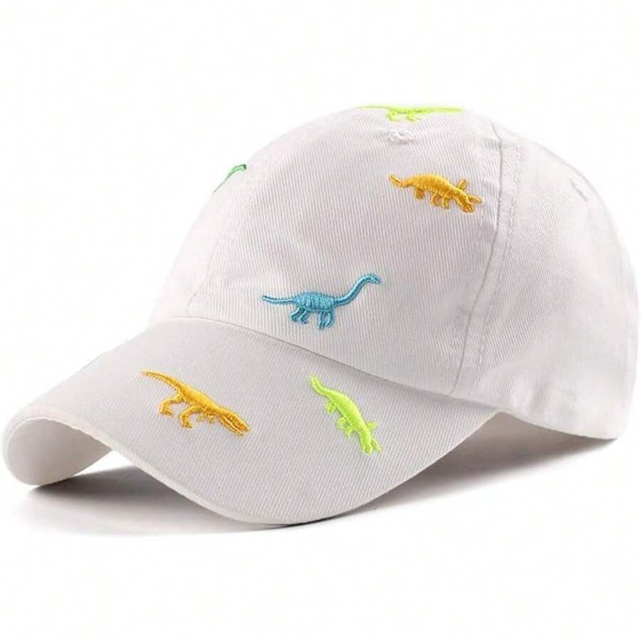 mhjGorra para Niño Gorra de Béisbol Ajustable Gorra Algodón Niño y Niña Alrededor 4 Años Moda Ligera y Transpirable Secado Rápido Ideal para Deportesleeping Bags - Blanco - Ver 1