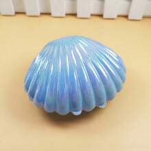 1pc Shell Shaped Jewelry Box, Mermaid Theme Mini Shell Box, Plastic Mini Shell Necklace Box, Suitable As A Gift, Also Suitable For Underwater Theme Birthday Party, Baby Shower, Mother's Day, Graduation Season, Back To School Season And Other Occasions - Multicolor - View 8