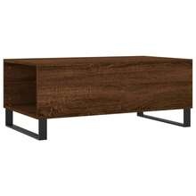 vidaXL Tavolo basso Chêne marrone 90x50x36,5 cm Bois d'ingénierie - Castano - Visualizzare 8