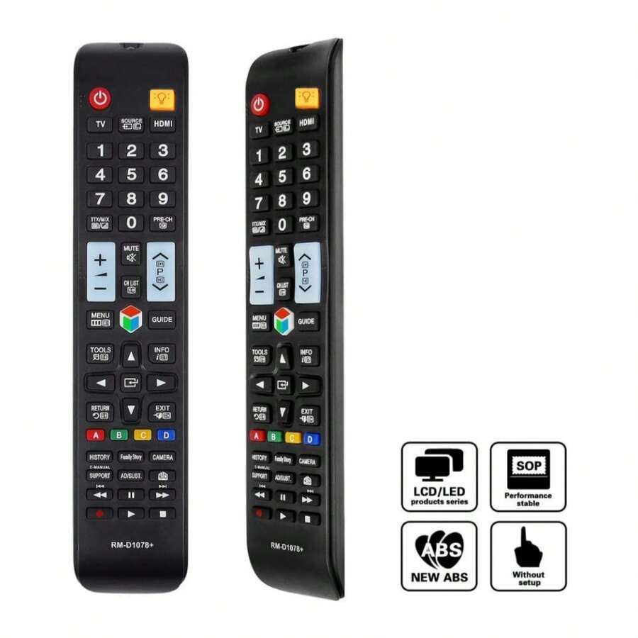 Control remoto universal RM-D1078+ compatible con televisores inteligentes , HDTV, TV LED/LCD - Negro - Ver 1