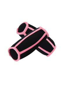 使用加重软哑铃和沙袋跑步来瘦手臂，适用于女性舞蹈、瑜伽、健身和塑形，手持沙袋哑铃。