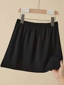 Đầm slip dài ngang gối dành cho nữ - Lớp lót nhiều lớp chống hở hang, có xẻ tà, gấu thẳng và lớp lót bên trong, thoải mái khi mặc - Màu trơn (1 chiếc/2 chiếc) - Nhiều màu - Xem 13