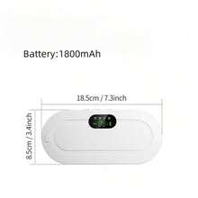 Coussin chauffant pour les menstruations, conçu pour l'abdomen et le bas du dos. Cette ceinture chauffante électrique procure de la chaleur et un massage pendant vos règles, en faisant une solution portable. - Multicolore - Voir 9