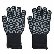 耐高温达 1472°F 烤箱手套，防火厨房烤箱手套，专为烹饪、烧烤、煎炸、烘焙而设计