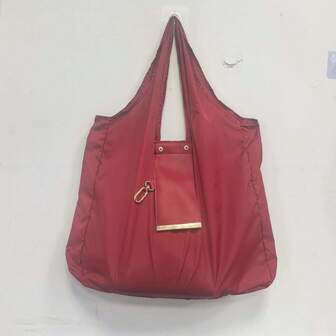 1pc Keychain Storage Pouch Bag, Large Capacity Convenient Shopping Bag Accessory