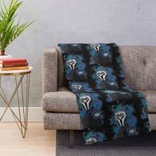 Bo-Katan Kryze Mandalorian Warrior Throw Blanket - Ultra Soft Flannel Blanket For Couch, Bed And Sci-Fi Decor, Nite Owl Armor Design, Cozy Gift For Fans And Collectors - 主圖顏色 - 查看 11
