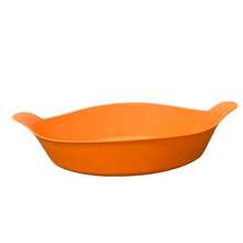 Kit Of 5 Small Boat-Shaped Snacks Portions For Bar/Restaurant, Plastic - 橘色 - 查看 1