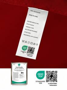 2/3pcs Luxury Satin Ruffle Duvet Cover Set, Includes 1pc Duvet Cover And 1/2pcs Pillow Shams, Luxurious Silk-Like Material, Soft & Breathable, Fits Twin, Full, Queen, King Beds, Machine Washable, Oeko-Tex Certified - Red - View 10