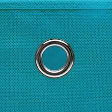 vidaXL Camerette da soggiorno 4 pz Tessuto intissé 28x28x28 cm Blu azzurro - Blu - Visualizzare 4