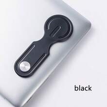 1 pieza Soporte ajustable para portátil de ABS con soporte magnético para teléfono - Ultradelgado y plegable con clip lateral, compatible con iPhone y todos los teléfonos, soporte portátil para computadora - Multicolor - Ver 8