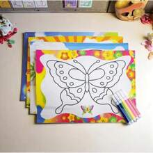 Tendencia12 Dibujos Para Colorear Iluminar Niño Fiesta Surtido RegaloCalidad premium - 1 - Ver 5