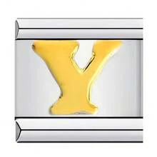 1件不锈钢手链配件，含26个英文字母，可DIY手链项链饰品，可自由搭配不同风格