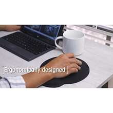 Manhattan 423526 Mouse Pad, color , 6 mm(230L x 350A mm Negro) - Multicolor - Ver 6