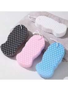 1pc Bath Exfoliating Scrubber, Painless Skin Scrubbing, Removes Dirt & Dead Skin - Multicolor - View 3
