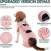 1pc Dog Leg Wound Cover, Dog Hind Leg Recovery Sleeve, Pet Surgery Suit Suitable For Large, Medium And Small Dogs