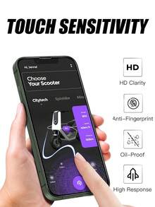 5片装钢化玻璃屏幕保护膜，丝印黑色边框，防刮花、防震、防指纹。防水，兼容苹果11/12/13/14 Pro Max/15 Pro Max/16/16 Plus/17/17 Plus/17 Pro/17 Pro Max。安装简便，兼容手机壳。 - 無色 - 查看 8