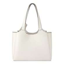 WEWI Nine West Lyra Laptop Tote Deisgner bolso negro  bolso bolso de mano bolso de  bolso de hombro Mujer - Leche - Ver 4