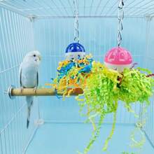1个/2个装鹦鹉玩具咀嚼铃铛球，适合小型鹦鹉、玄凤鹦鹉、凤头鹦鹉、金刚鹦鹉
