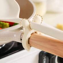 Deer Ear Shaped Trivet - Heat Resistant Silicone Kitchen Utensil Holder With Non-Slip Handle, Easy To Clean, Suitable For Various Pots And Pans - Multicolor - View 3
