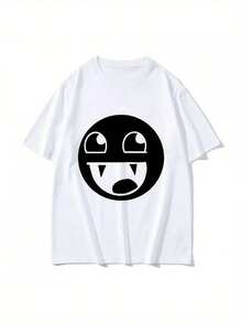 Vampire T-Shirt, Unisex Shirt/Blouse, Men's/Women's, 100% Cotton, Premium Top, Streetwear, New Release, Immediate Shipping, Various Colors!! Plus Size - 白色 - 查看 4