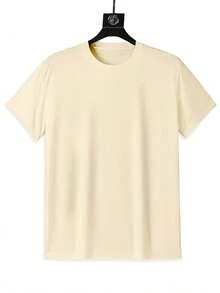 Women's Leopard Print Teacher T-Shirt - Comfortable Round Neck Short Sleeve With LEOPARD SPOT TEACH Design And School Team Letters - Casual Top Suitable For Educators, Teacher's Day Gift, Activities (Black With Brown Letters) - Spring/Summer/Autumn Wear, Geometric Pattern, Loose Fit, Fashionable And Practical - 杏色 - 查看 2