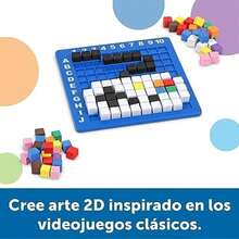 Learning Resources Stem Explorers Pixel Art Challenge, 402 Piezas, Mayores de 5 años, Juguetes Stem para Niños, Codificación Básica para Niños, Actividades Stem para el Salón de Clases - Desafío de Pixel Art - Ver 2
