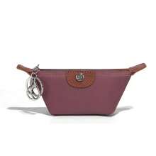 Mini bolsa ligera de nailon para dumplings, billetera de almacenamiento compacta a la moda para lápiz labial y auriculares, bolsa organizadora portátil - D2129 Azul lago - Ver 27