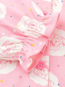 Balabala Tween Girl' Pajama Set, Boys & Girls Spring Loungewear - Pink - View 4