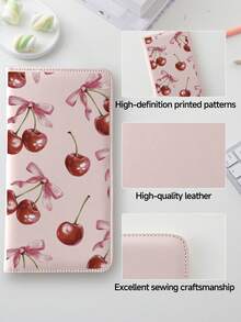 Ayotu Butterfly & Cherry Patterns Car Registration And Insurance Holder - Vehicle Glove Box Organizer, Car And Truck Accessory Box, Suitable For Storing Important Documents, Driver's Licenses, Passports, Cards, Auto Parts, And Other Accessories. This Unisex Box Is An Ideal Gift For Car, Truck, Motorcycle, And Trailer Owners, And Also Makes A Great Christmas, Birthday, Or New Year Gift - 多色 - 查看 6