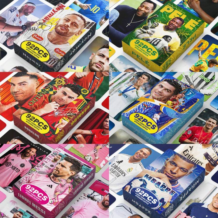 Soccer Trading Cards, Football Merchandise, Football Fans Merch Goods, Soccer Star Cards, Card Collection, Christmas Gifts, Small Gifts, Collectibles