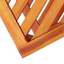 vidaXL Table d'appoint Bois d'acacia massive 45 x 33 x 45 cm - Castano - Visualizzare 5