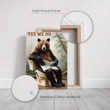 Bear Bathroom Canvas Wall Art Picture Funny Forest Animal Poster Prints Humorous Bear Sitting On Toilet Painting Wall Decor Washroom Restroom xin Ready To Hangcuadros decorativos para sala,poster,con marco,posters,cuadros para la pared ,marcos para cuadros,cuadro,virgen de guadalupe,salascuadros decorativos para sala,poster,con marco,posters,cuadros para la pared ,marcos para cuadros,cuadro,virgen de guadalupe,salas - transparente - Ver 6