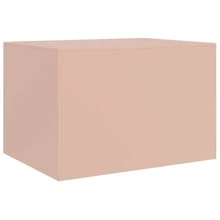 vidaXL Mesa baixa rosa 67x50x44 cm cinza - Rosa - Ver 9