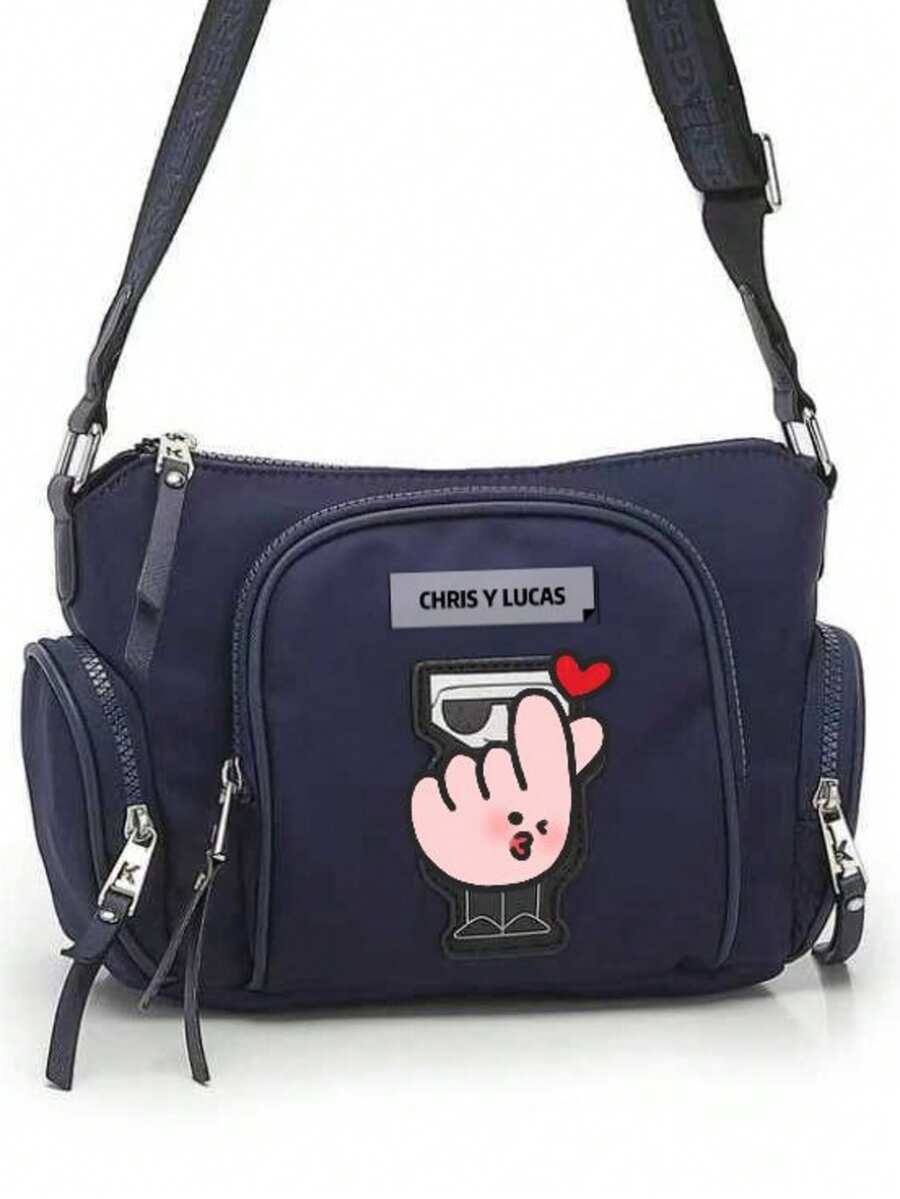 Bolsa para dama  bandolera de moda K L, nueva bolsa de nailon!